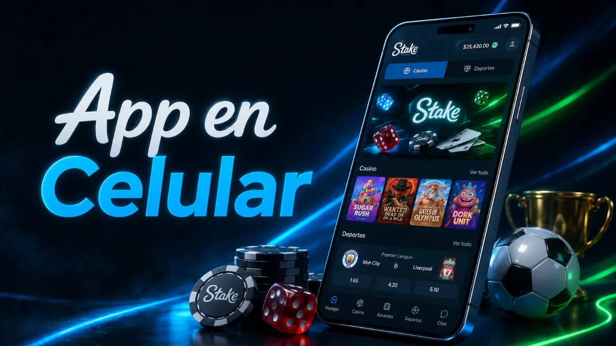 Stake app para jugar desde el celular