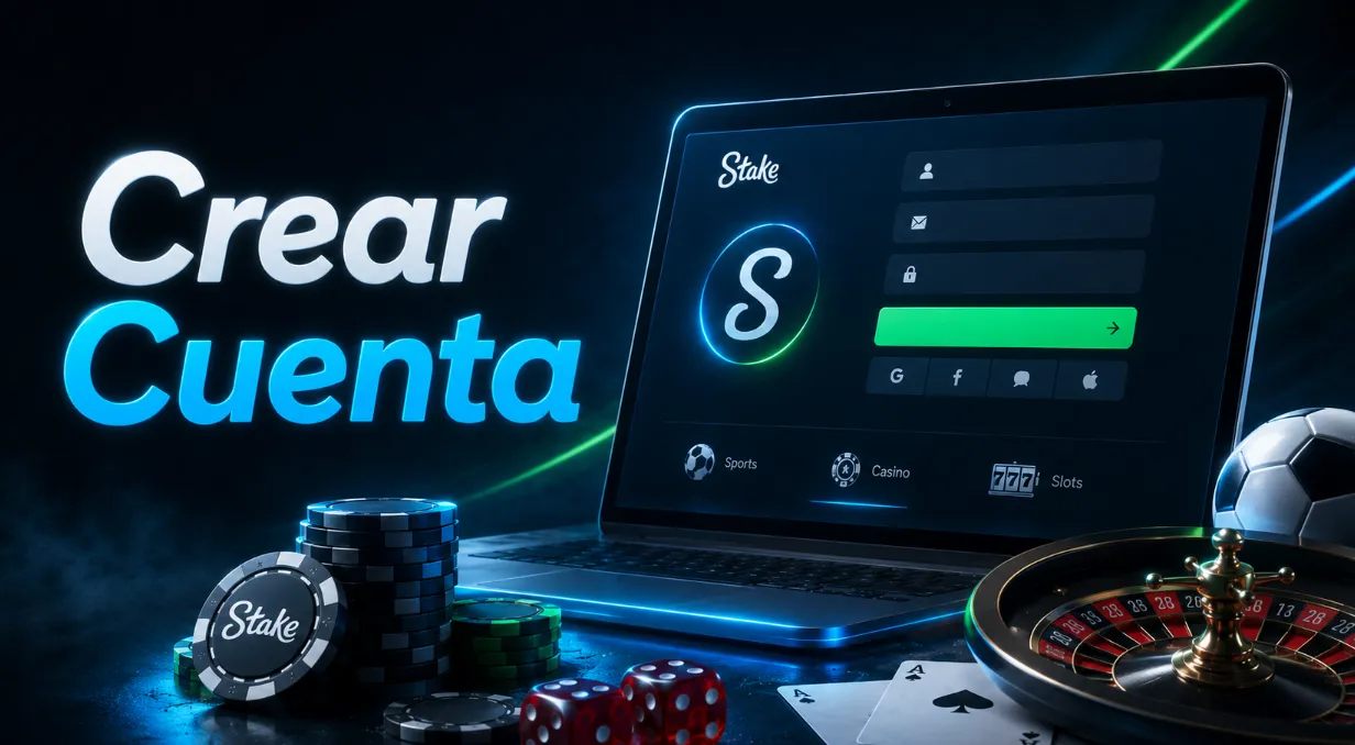 Stake iniciar sesión y crear una cuenta