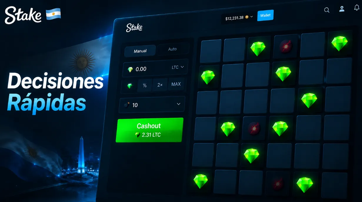 Stake games con decisiones rápidas